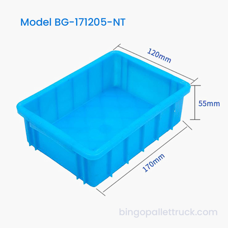 Kotak Tote Plastik Nestable HDPE 0.8L untuk Skru dan Pengikat Kecil