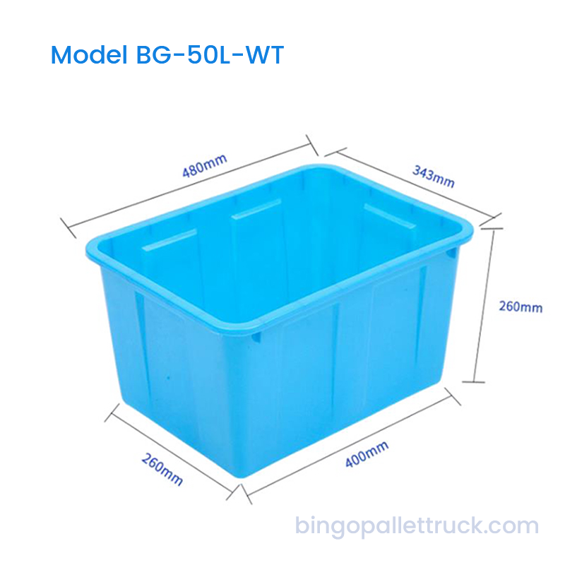 Tangki Simpanan Air HDPE Tugas Berat 50L