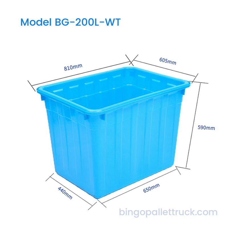 Tangki Air HDPE 200L untuk Produk Akuatik dan Makanan Laut