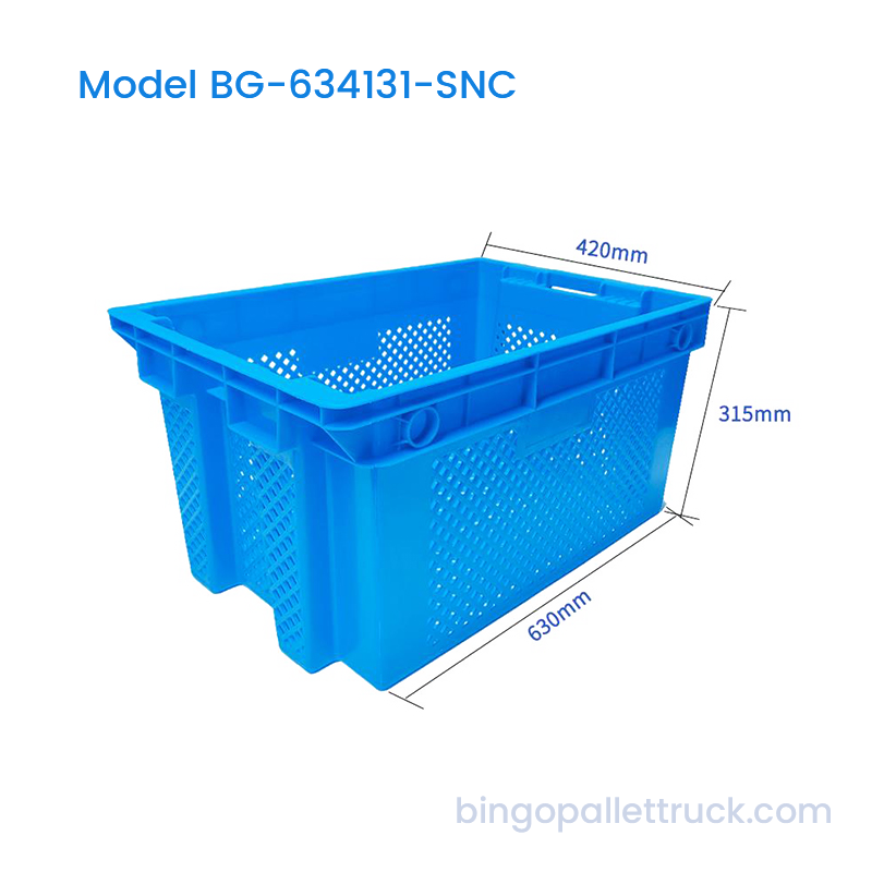 Timbunan HDPE 71L dan Peti Plastik Sarang untuk Pertanian