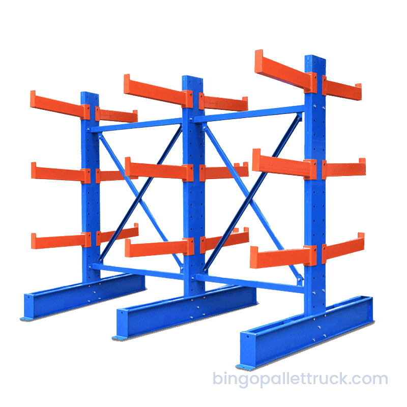 Racking Cantilever yang Disesuaikan untuk Penyelesaian Penyimpanan Cantilever Beban Berat Tugas Berat